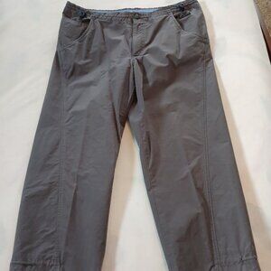 Gray Cropped Pants